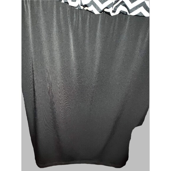 AGB Black and Tan Midi Dress with Half Sleeves - Picture 5 of 8